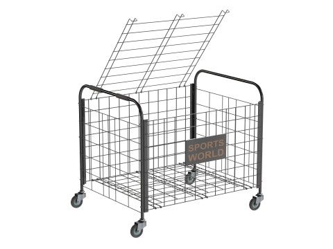 मेटल बॉल भंडारण काला खाली 3D मॉडल