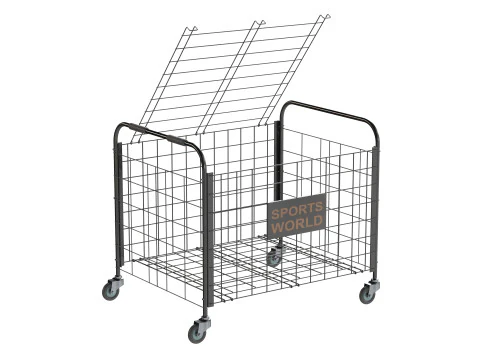 Metal ball storage black empty 3D Model