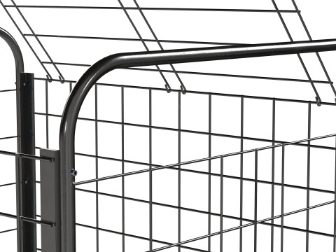 मेटल बॉल भंडारण काला खाली 3D मॉडल