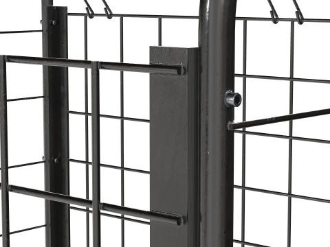 Metal ball storage black empty 3D Model