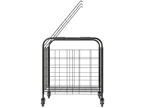 Metal ball storage black empty 3D Model