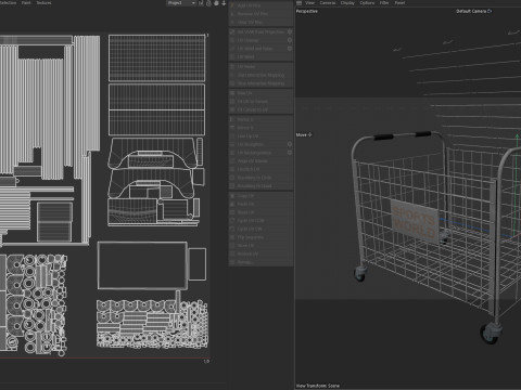 Metal ball storage steel and basketball spalding 3D Model