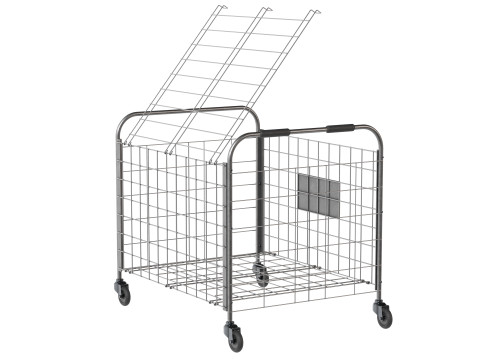 Metalen kogelopslag staal leeg 3D Model