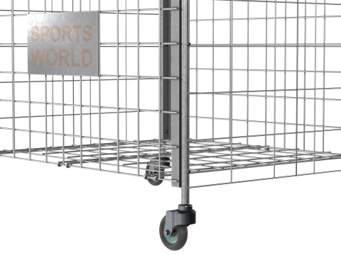 Metalen kogelopslag staal leeg 3D Model