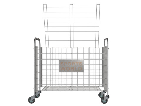 Metalen kogelopslag staal leeg 3D Model