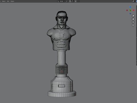 Opponent Training Dummy 3D Model