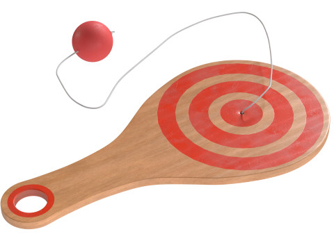 Balle à pagaie Modèle 3D