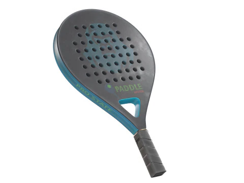 Paddle Tennis Racket and Tennis ball 3D Model