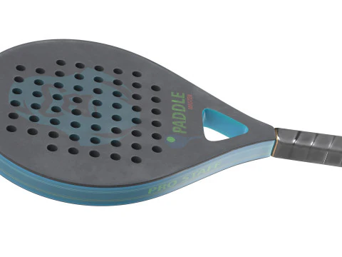 Paddle Tennis Racket and Tennis ball 3D Model