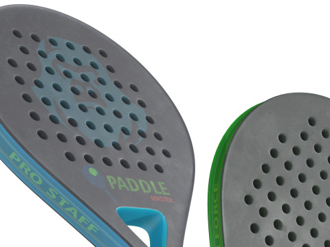 Padel Tennis Racquet 3D Model