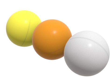 Bola pingpong Model 3D