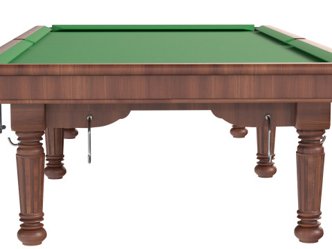 Mesa de bilhar verde Modelo 3D