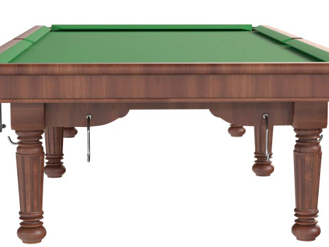 Biljart Pooltafel groen 3D Model