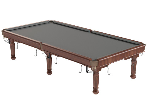 Biliardo Tavolo da biliardo grigio Modello 3D