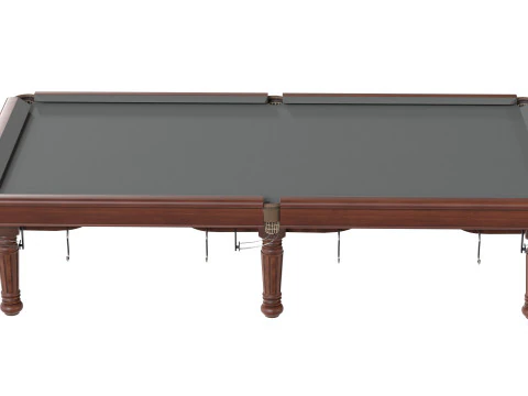 Billiards Pool table grey 3D Model