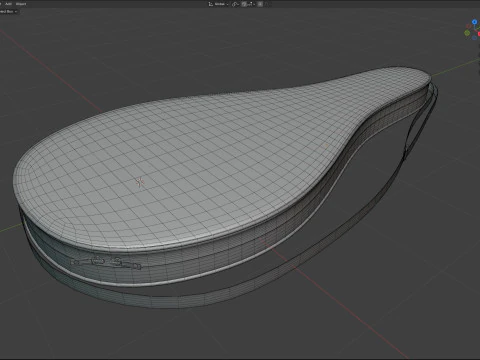 Tennis Racket Bag 1 3D Model
