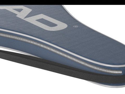 Tennis racket bag 2 3D Model