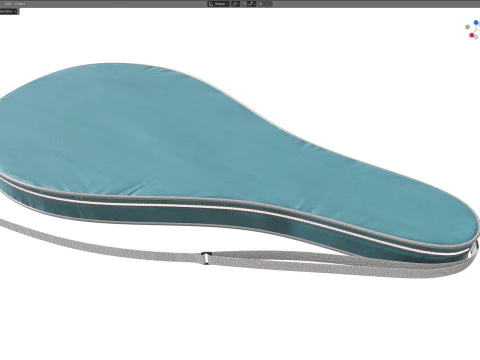 Tennis racket bag 3 3D Model