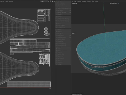 Tennis racket bag 3 3D Model