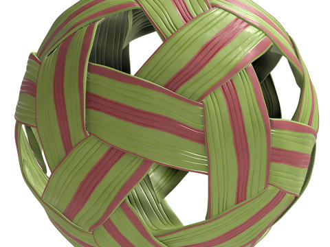 Boule en rotin Modèle 3D