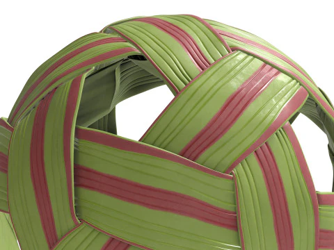 등나무 공 3D 모델