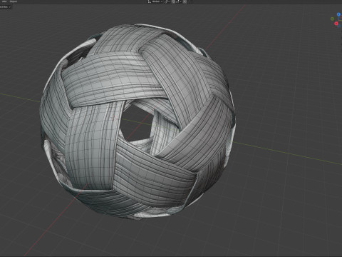Rattan ball 3D Model