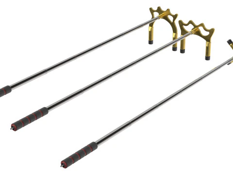 Retractable Billiards Cue Stick Bridge 3D Model
