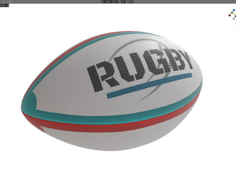 Rugbi 2 Model 3D