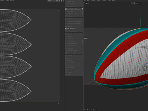 Ragbi topu Gilbert 3D Model
