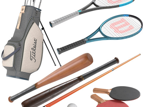 Spor koleksiyonu v2 3D Model