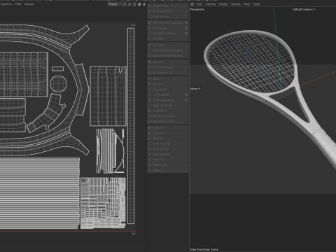 Raqueta de squash 1 Modelo 3D