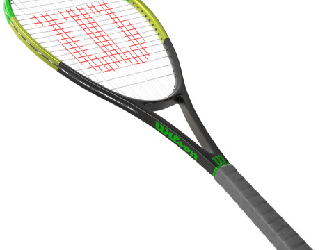 Squash raketi 3 3D Model