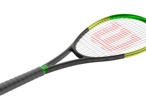 Squash racket 3 3D Model