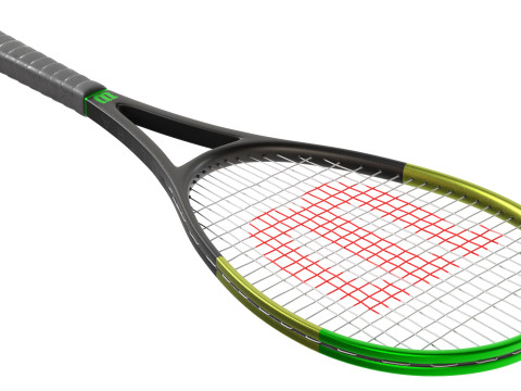 स्क्वैश रैकेट 3 3D मॉडल