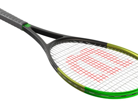 Squash racket 3 3D Model