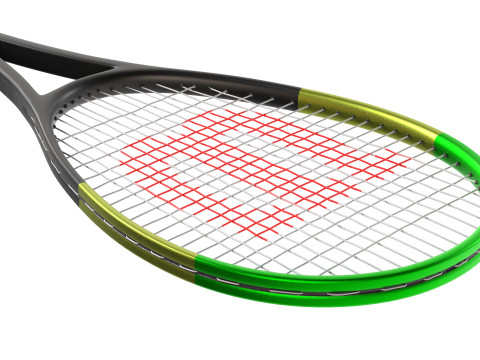 स्क्वैश रैकेट 3 3D मॉडल