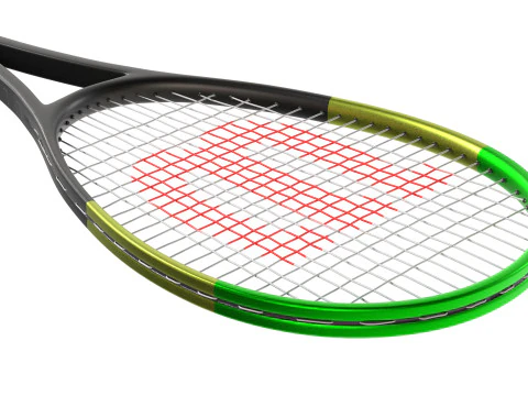 Squash racket 3 3D Model