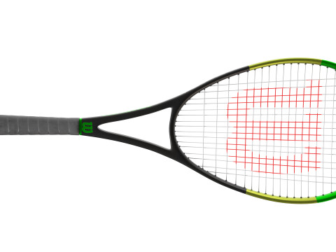 स्क्वैश रैकेट 3 3D मॉडल