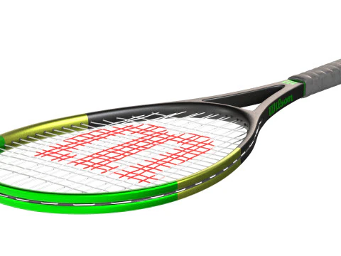 Squash racket 3 3D Model