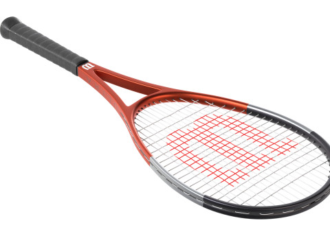 スカッシュラケット4 3Dモデル