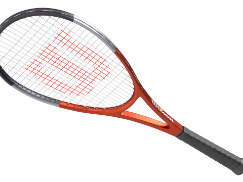 スカッシュラケット4 3Dモデル