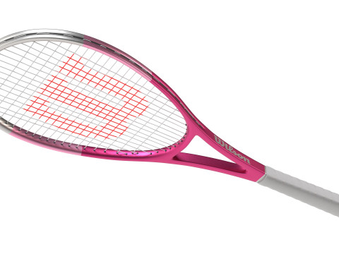 Raquette de squash 5 Modèle 3D