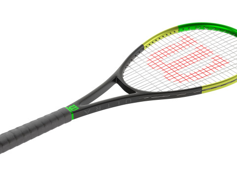 Collection de raquettes de squash Modèle 3D