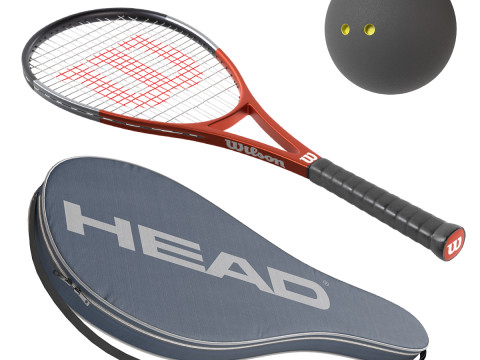 Squash spor seti 3D Model