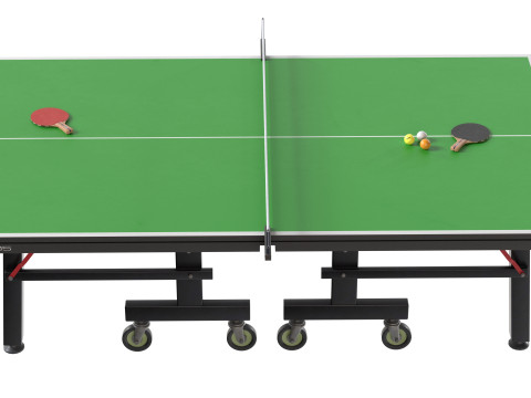 Bola de pingue-pongue de raquete de tênis de mesa Modelo 3D