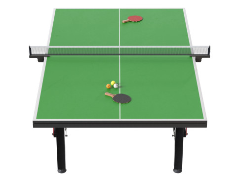 Bola de pingue-pongue de raquete de tênis de mesa Modelo 3D