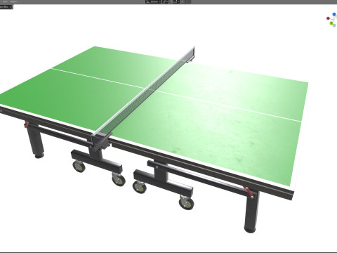 Mesa de tênis de mesa 1 Modelo 3D