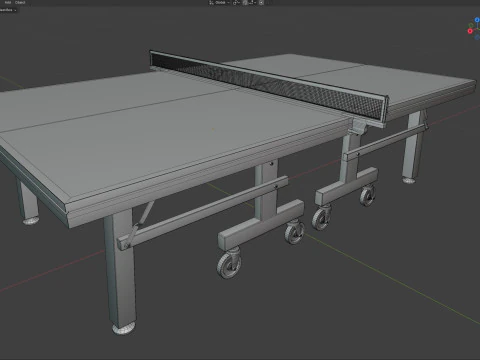 Table Tennis Table 1 3D Model