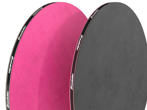 Raquete de tênis de mesa rosa com bolas Modelo 3D