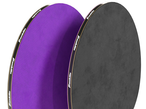 Remo de tênis de mesa roxo com bolas Modelo 3D